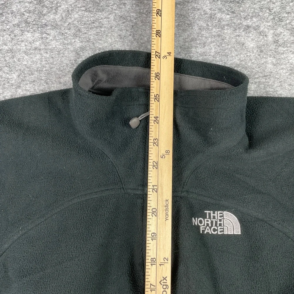 The North Face Fleece Jacket Mens M Black WindWall Full Zip Mesh Lined Outdoor